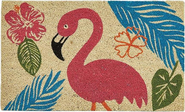 Flamingo Coir Doormat Park Designs - The Fox Decor